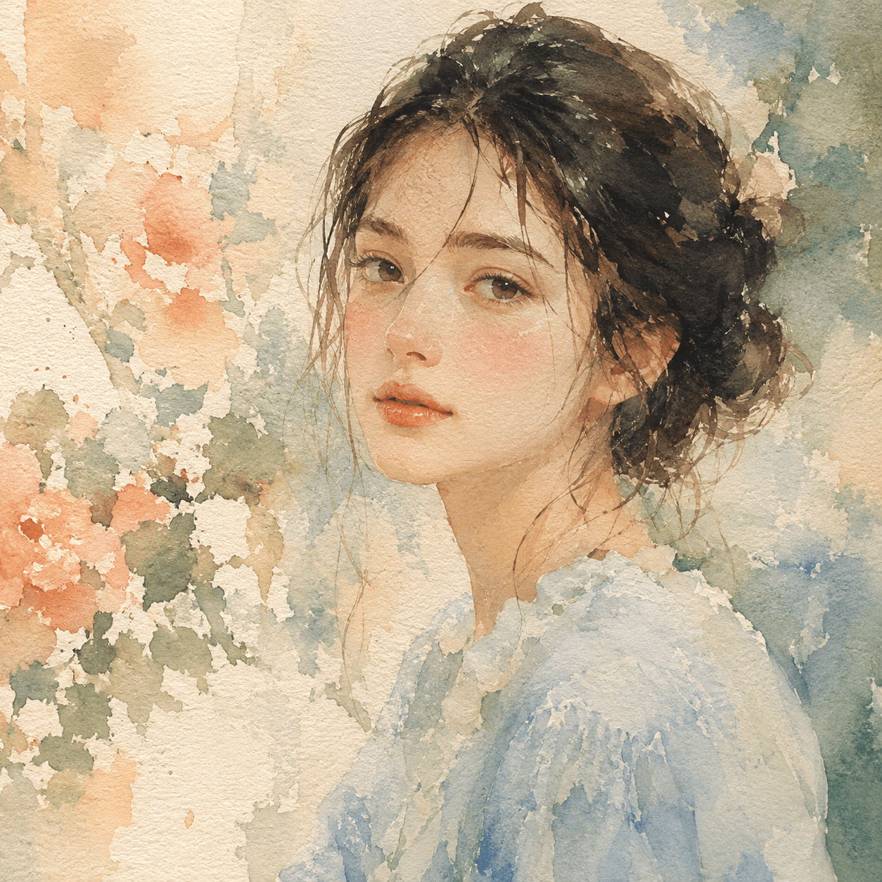 Watercolor style image generated with Whisk AI